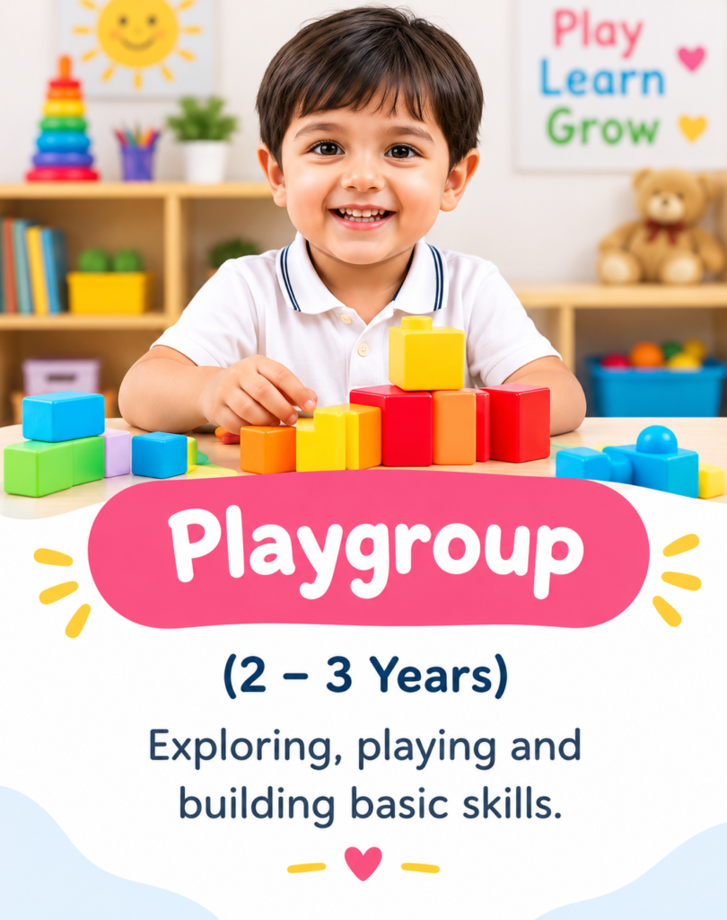 playgroup exploring and growing